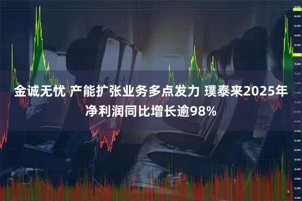 金诚无忧 产能扩张业务多点发力 璞泰来2025年净利润同比增长逾98%