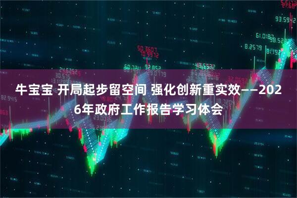 牛宝宝 开局起步留空间 强化创新重实效——2026年政府工作报告学习体会